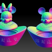 Mickey Minnie China New Year Candy Jar - Thumbnail 2