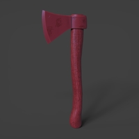 Old Steampunk Axe 3D Print - Thumbnail 1