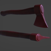 Old Steampunk Axe 3D Print - Thumbnail 11