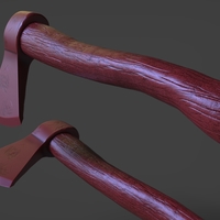 Old Steampunk Axe 3D Print - Thumbnail 17