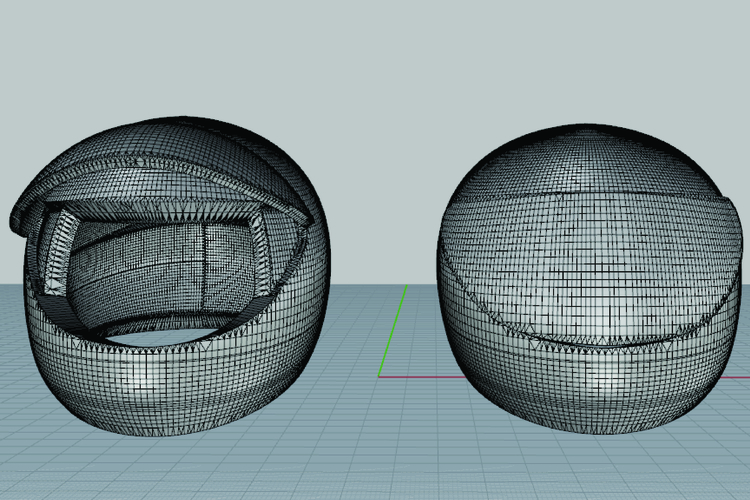 Motorcycle Helmet 3D Print 276395