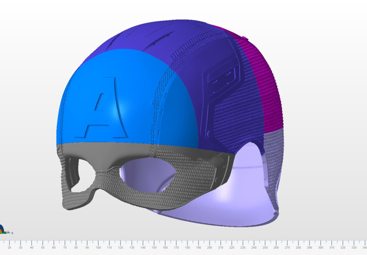 Captain America Helmet from Civil War  3D Print 276406