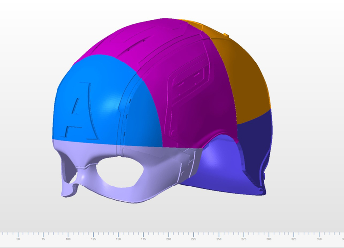 Captain America Helmet from Civil War  3D Print 276408