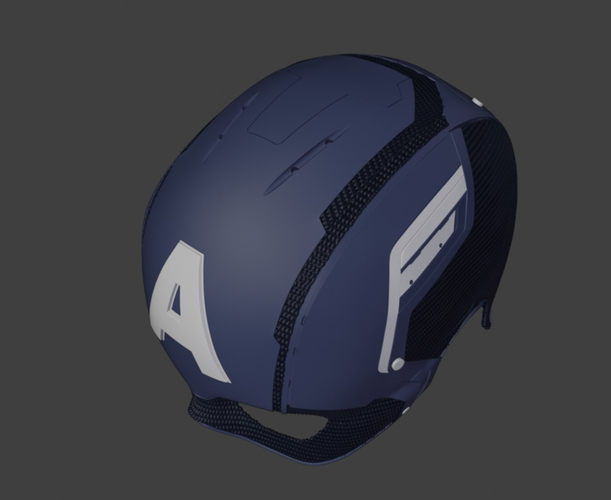 Captain America Helmet from Civil War  3D Print 276409