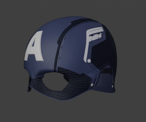 Captain America Helmet from Civil War  3D Print 276412