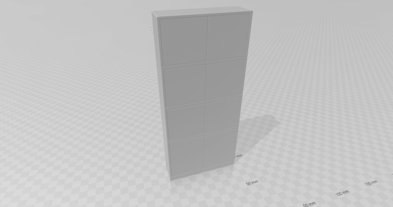 Armario decorativo 1/10 / decoration closet / wardrobe