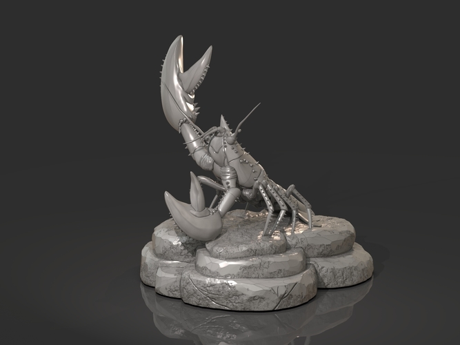 Lobster Ready for 3D Print