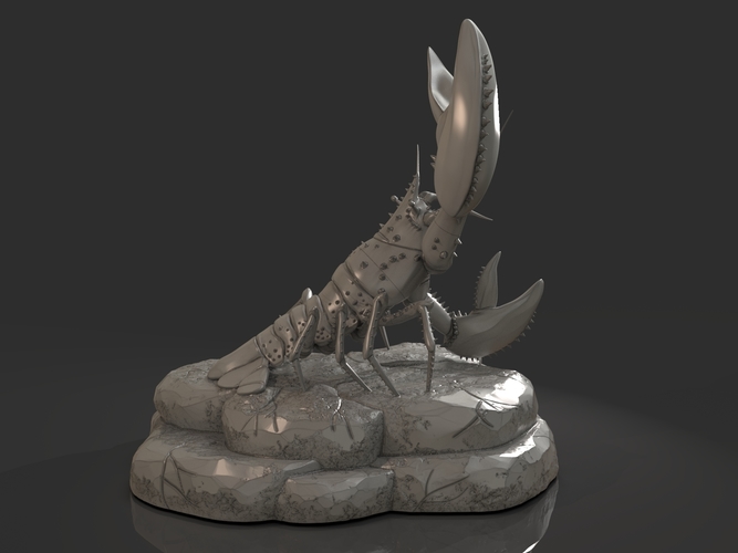 Lobster Ready for 3D Print 3D Print 276472