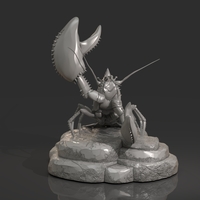 Lobster Ready for 3D Print - Thumbnail 8
