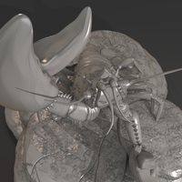 Lobster Ready for 3D Print - Thumbnail 12