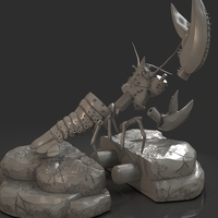 Lobster Ready for 3D Print - Thumbnail 17