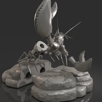 Lobster Ready for 3D Print - Thumbnail 18