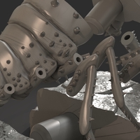 Lobster Ready for 3D Print - Thumbnail 20