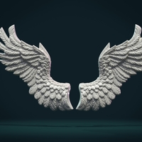 Small Wings Relief II 3D Printing 276548