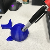 Small Narwhal Marker Holder 3D Printing 276566