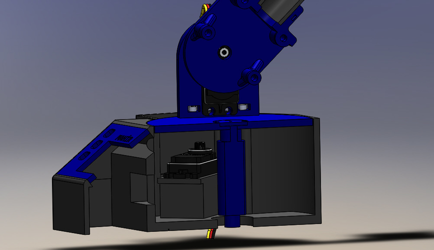 Robot Arm 5 Axis Servo Motors 3D Print 276581