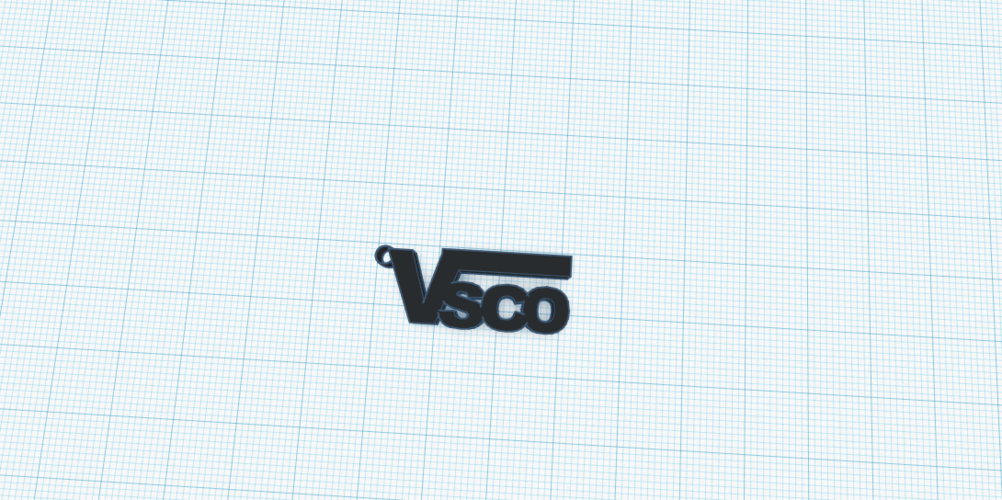 Vsco keychain in vans style  3D Print 276590