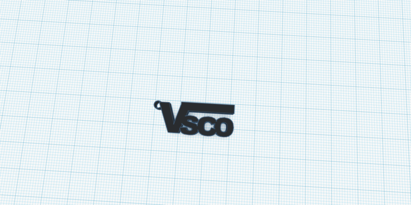 Vsco keychain in vans style 