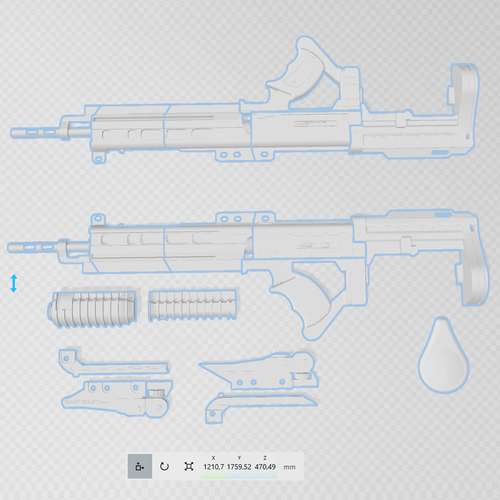 KILLZONE 3 - StA-52 Assault Rifle - FOR COSPLAY 3D Print 276611