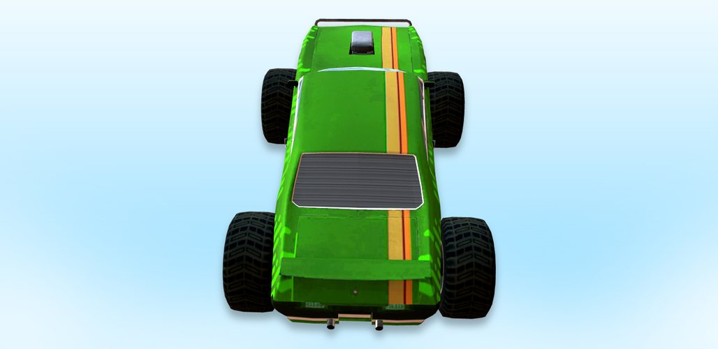Green Monster Truck 3D Print 276621