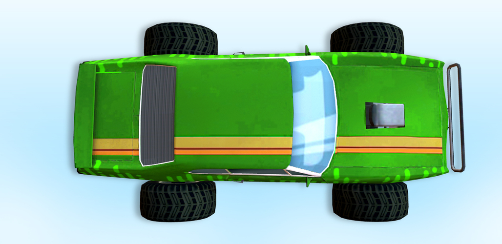 Green Monster Truck 3D Print 276622