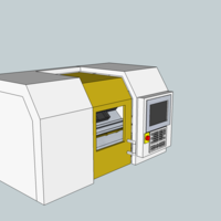 1/12 scale CNC Lathe assemble model -1 - Thumbnail 3