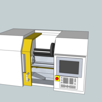 1/12 scale CNC Lathe assemble model -1 - Thumbnail 4
