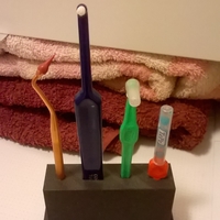 Small toothbrush stand 3D Printing 276673