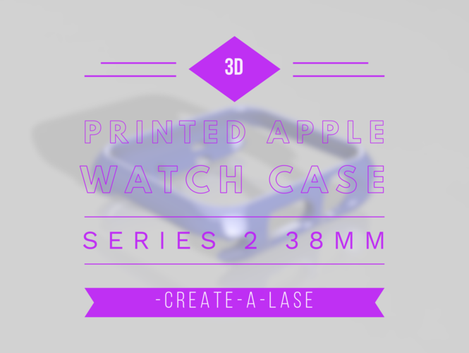 Apple Watch Case Series 2/ Series 3 38mm 3D Print 276817