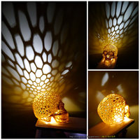 Skull lamps - Voronoi Style - Thumbnail 4