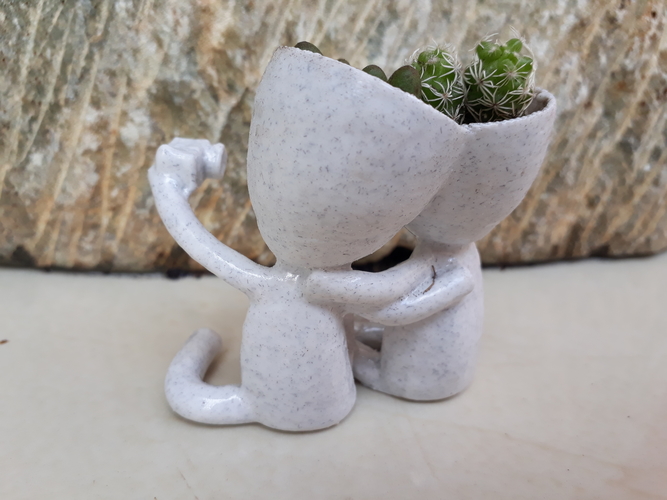 Plant vase selfie 3D Print 276872