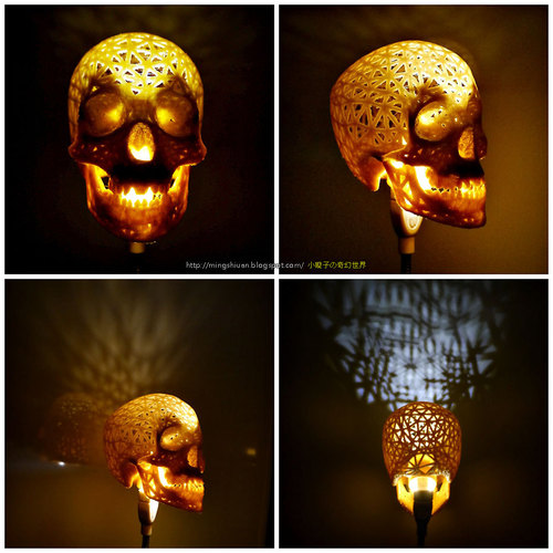Halloween skull lamps 2 3D Print 27694