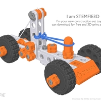 STEMFIE rubber-band-driven car - Thumbnail 4