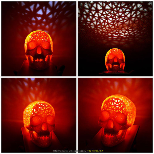 Halloween skull lamps 2 3D Print 27699
