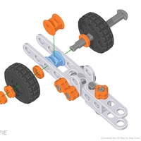 STEMFIE rubber-band-driven car - Thumbnail 10