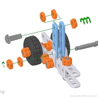 STEMFIE rubber-band-driven car - Thumbnail 11