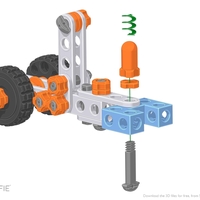 STEMFIE rubber-band-driven car - Thumbnail 12
