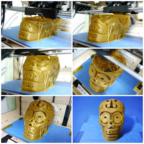 Halloween skull lamps 3D Print 27705