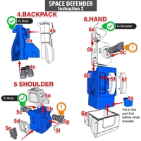 ARTICULATED SPACE DEFENDER (NOT ASTRO MEGAZORD) - NO SUPPORT - Thumbnail 12