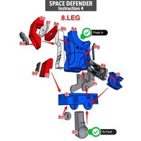 ARTICULATED SPACE DEFENDER (NOT ASTRO MEGAZORD) - NO SUPPORT - Thumbnail 14