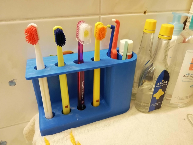 Toothbrush, toothpaste and accessories holder 3D Print 277123