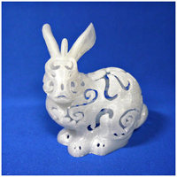 Small Bunny Lamps carved 3D Printing 27714
