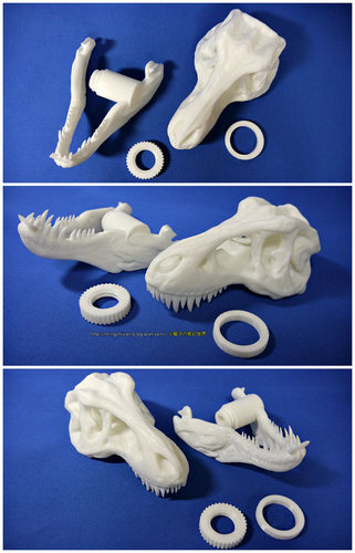 T-Rex Tape Dispenser 3D Print 27725