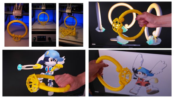 Medium Cosplay-Klonoa ring 3D Printing 27730