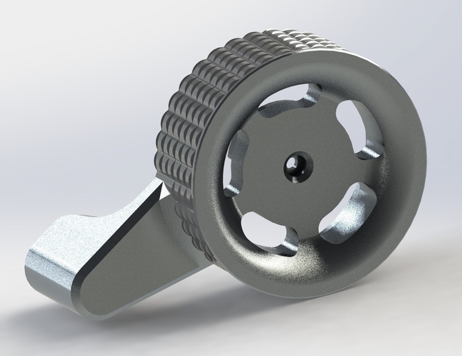 DX5C Thumb Steer Wheel 3D Print 277368