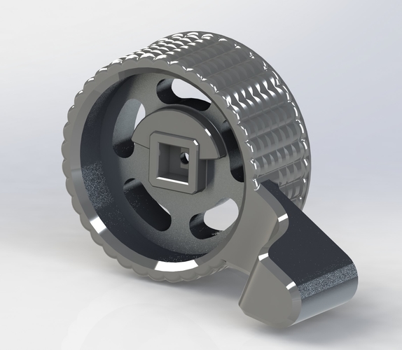 DX5C Thumb Steer Wheel 3D Print 277369