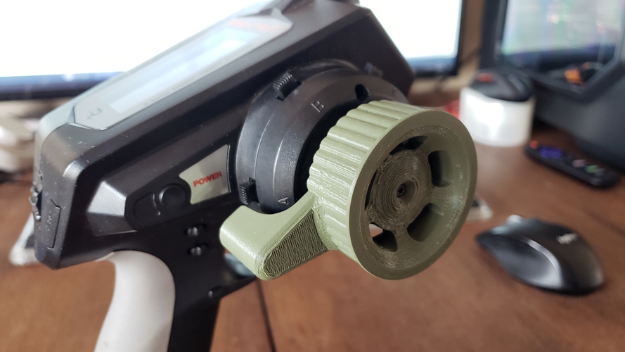 DX5C Thumb Steer Wheel 3D Print 277371