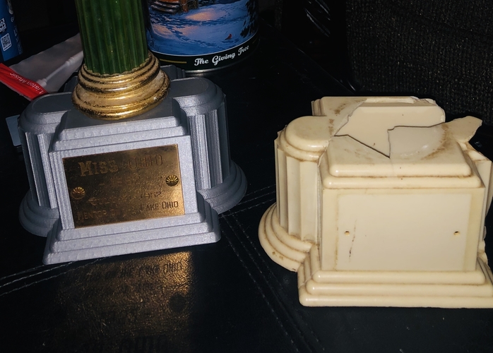 3D Printed Classic Trophy Base by RedPlayer1