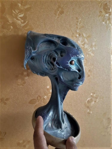 Alien Head 3D Print 277395