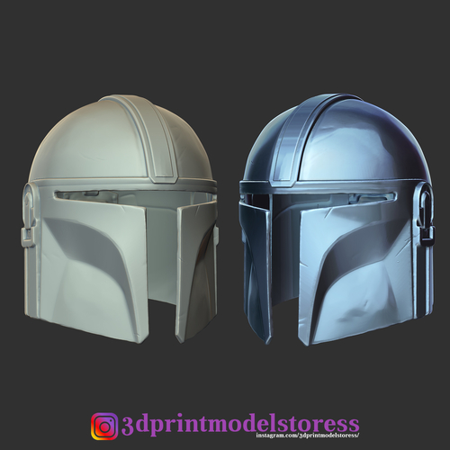 The Mandalorian Helmet - Star Wars 2020 Printing Model 3D Print 277400